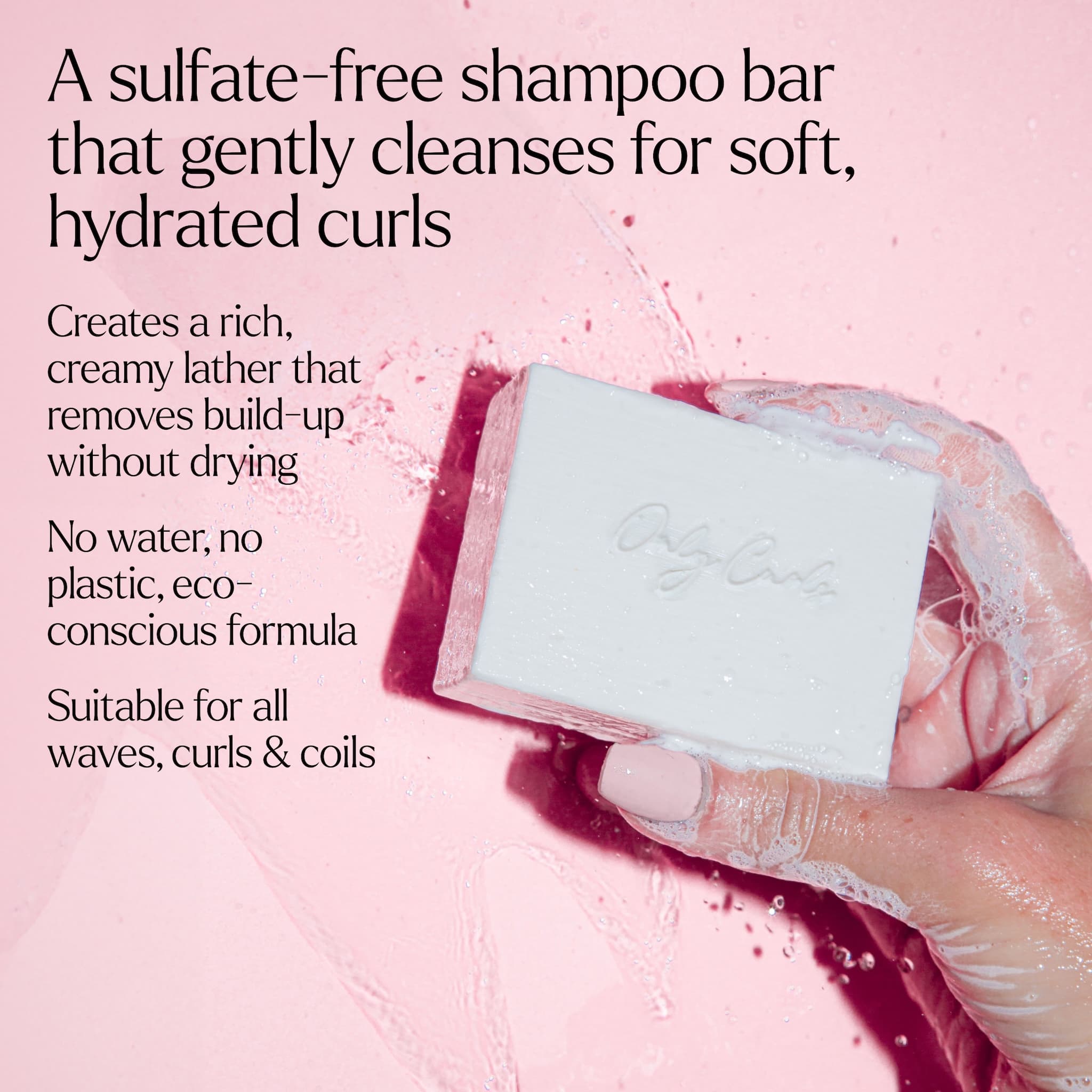 Only Curls Curl Cleansing Shampoo Bar - Only Curls