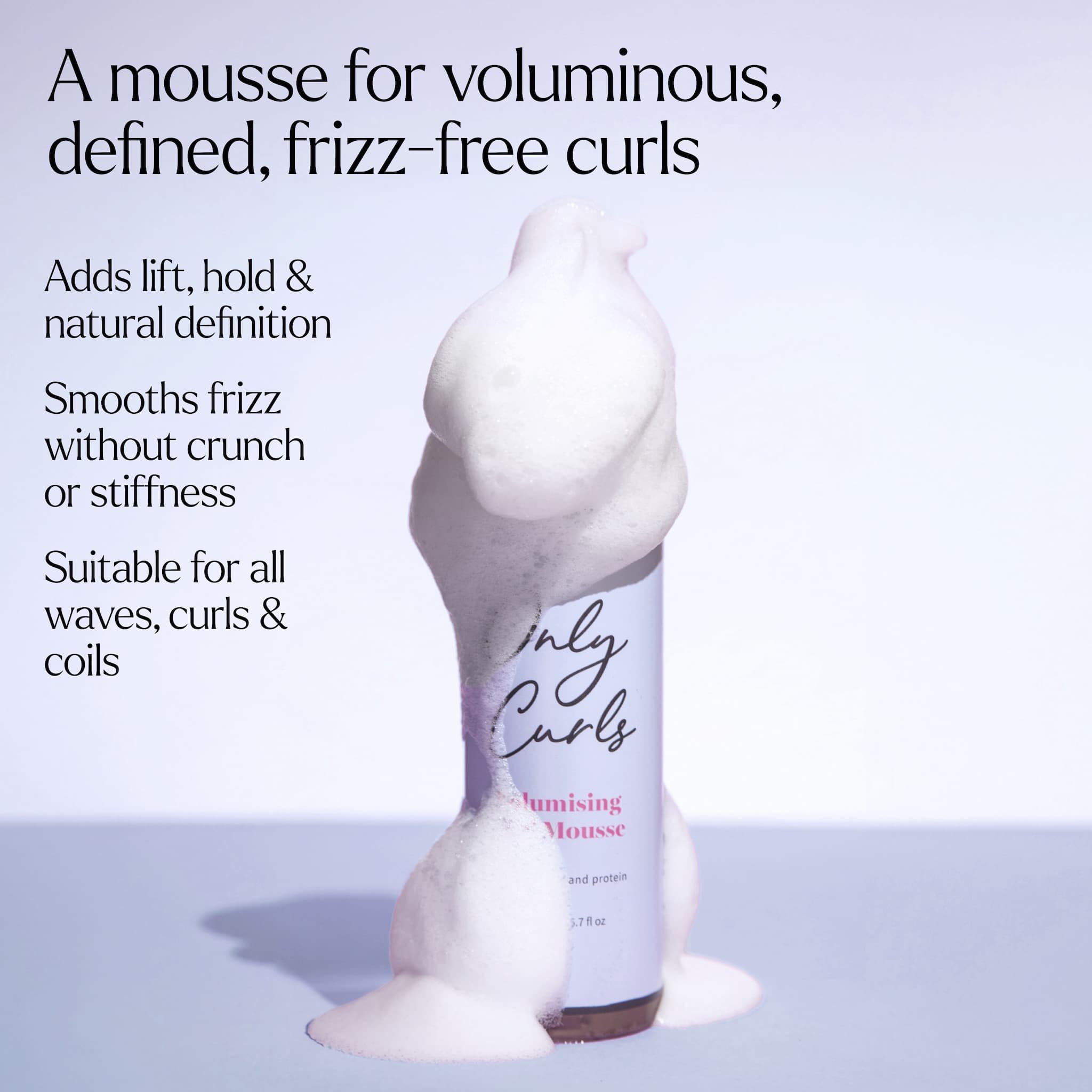 Only Curls Volumising Curl Mousse - Only Curls
