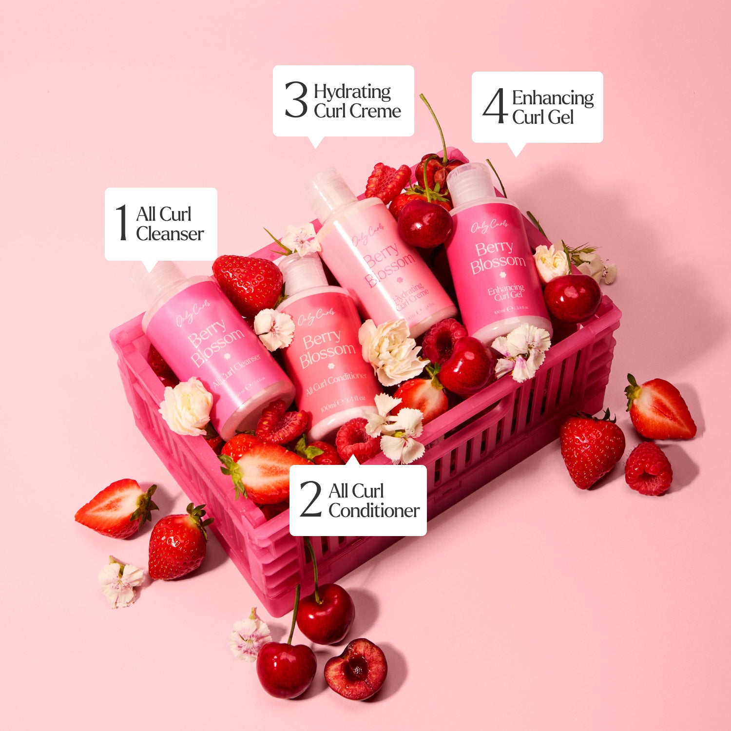 Berry Blossom Travel Set - Only Curls