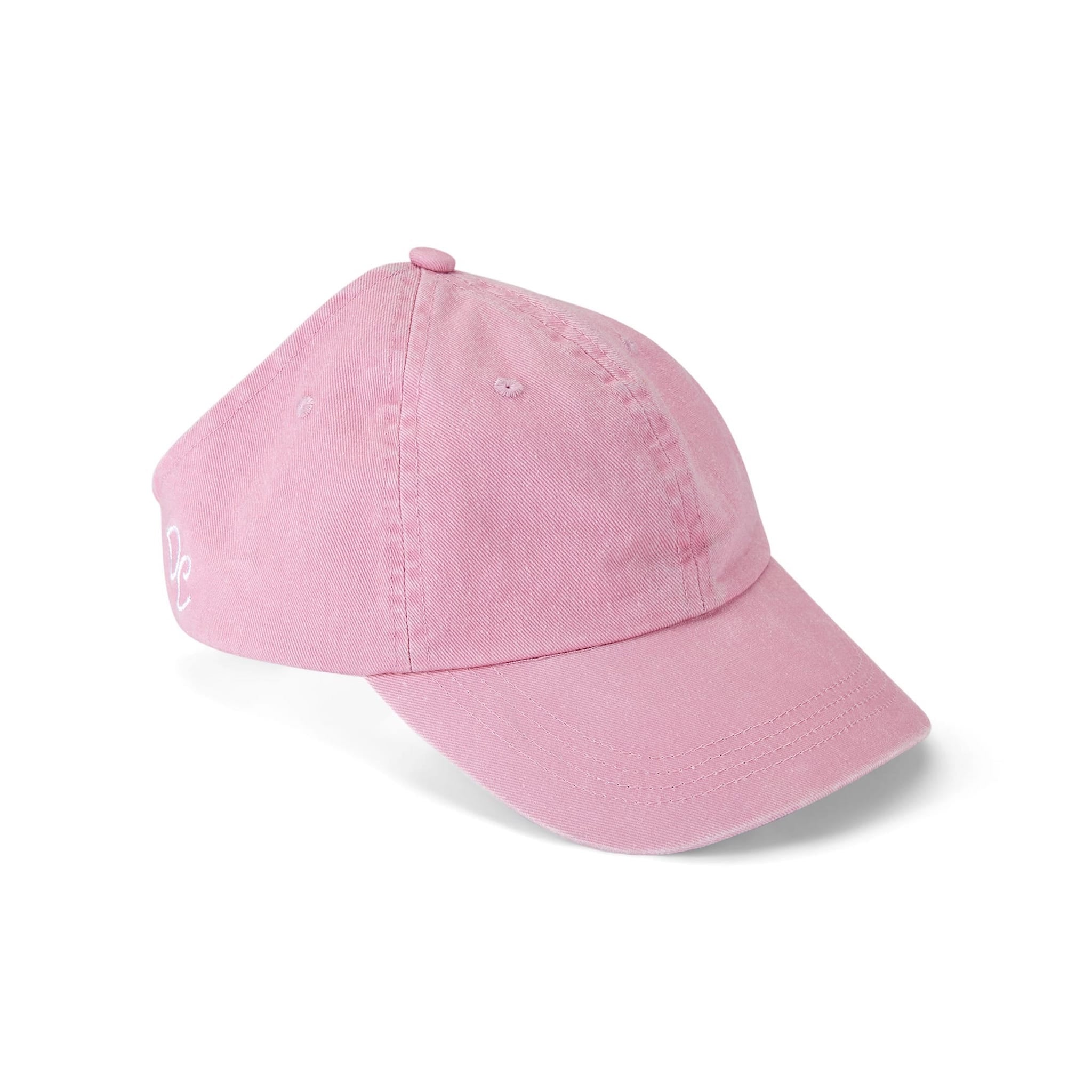 Only Curls Satin Lined Baseball Hat (with open back) - Washed Pink - Only Curls