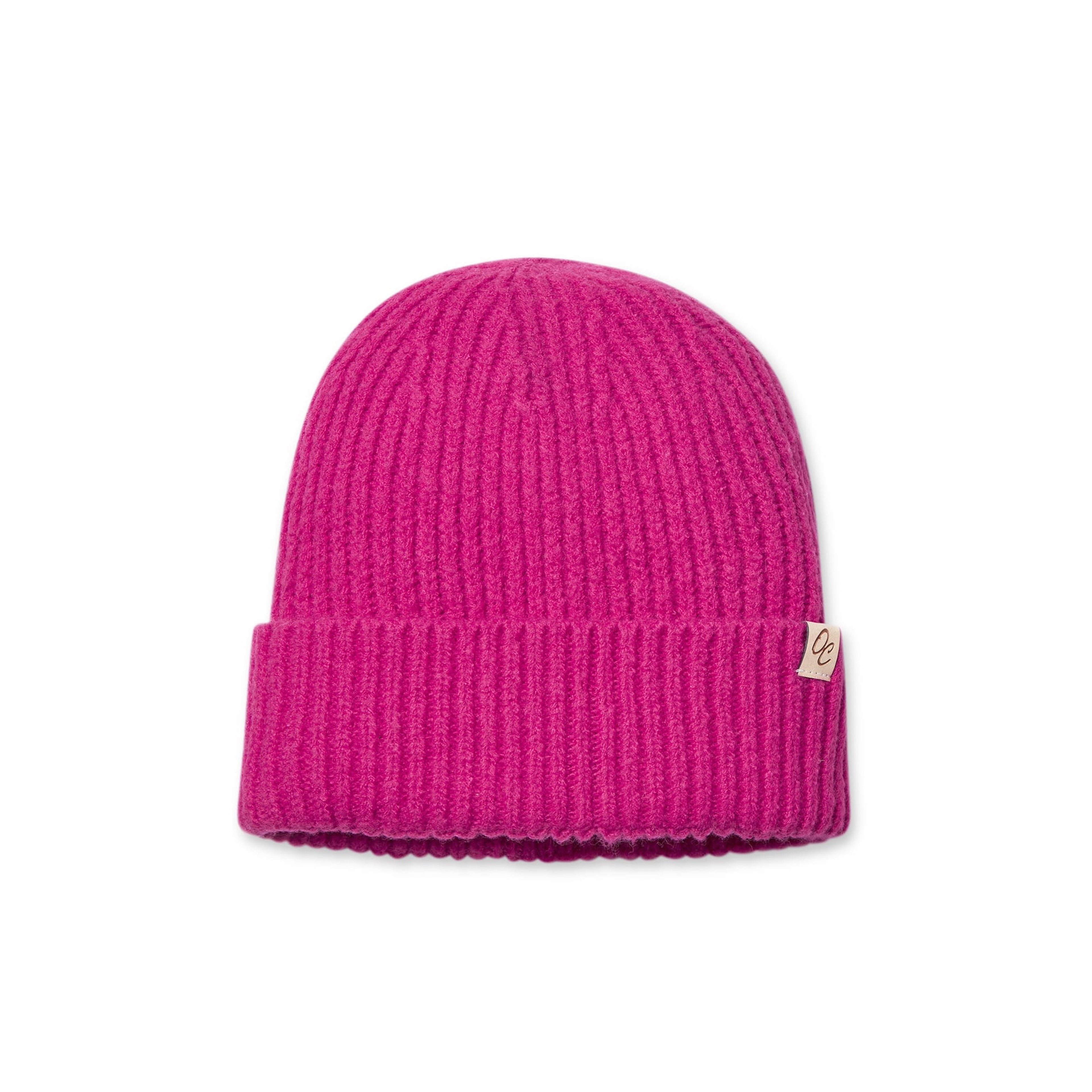 Only Curls Satin Lined Beanie - Ella in Hot Pink - Only Curls
