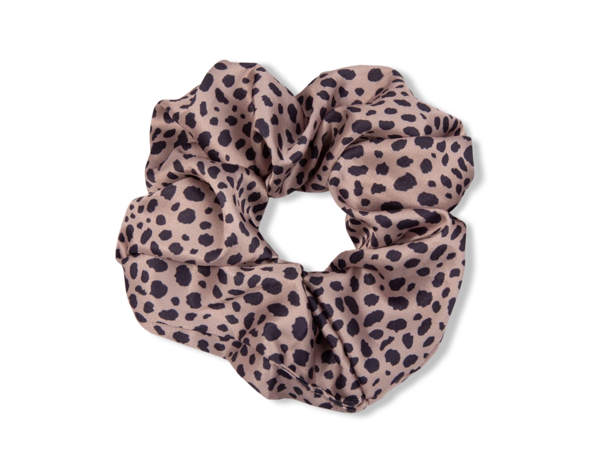Only Curls Satin Scrunchies - Leopard and Animal Print Twin Pack - Only Curls