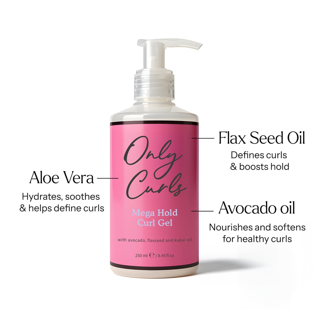 Only Curls Mega Hold Curl Gel - Only Curls