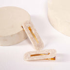 Only Curls White Shimmer Crocodile Hair Clips - Only Curls