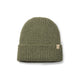 Only Curls Satin Lined Knitted Beanie Hat - Ella in Olive Green