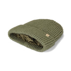 Only Curls Satin Lined Beanie - Ella in Olive - Only Curls