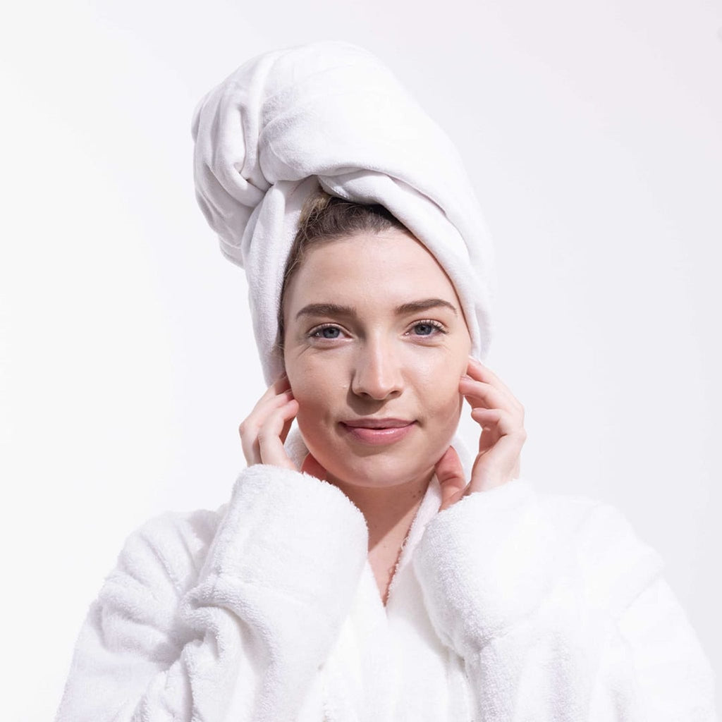 Only Curls Towel Turban - White - Only Curls