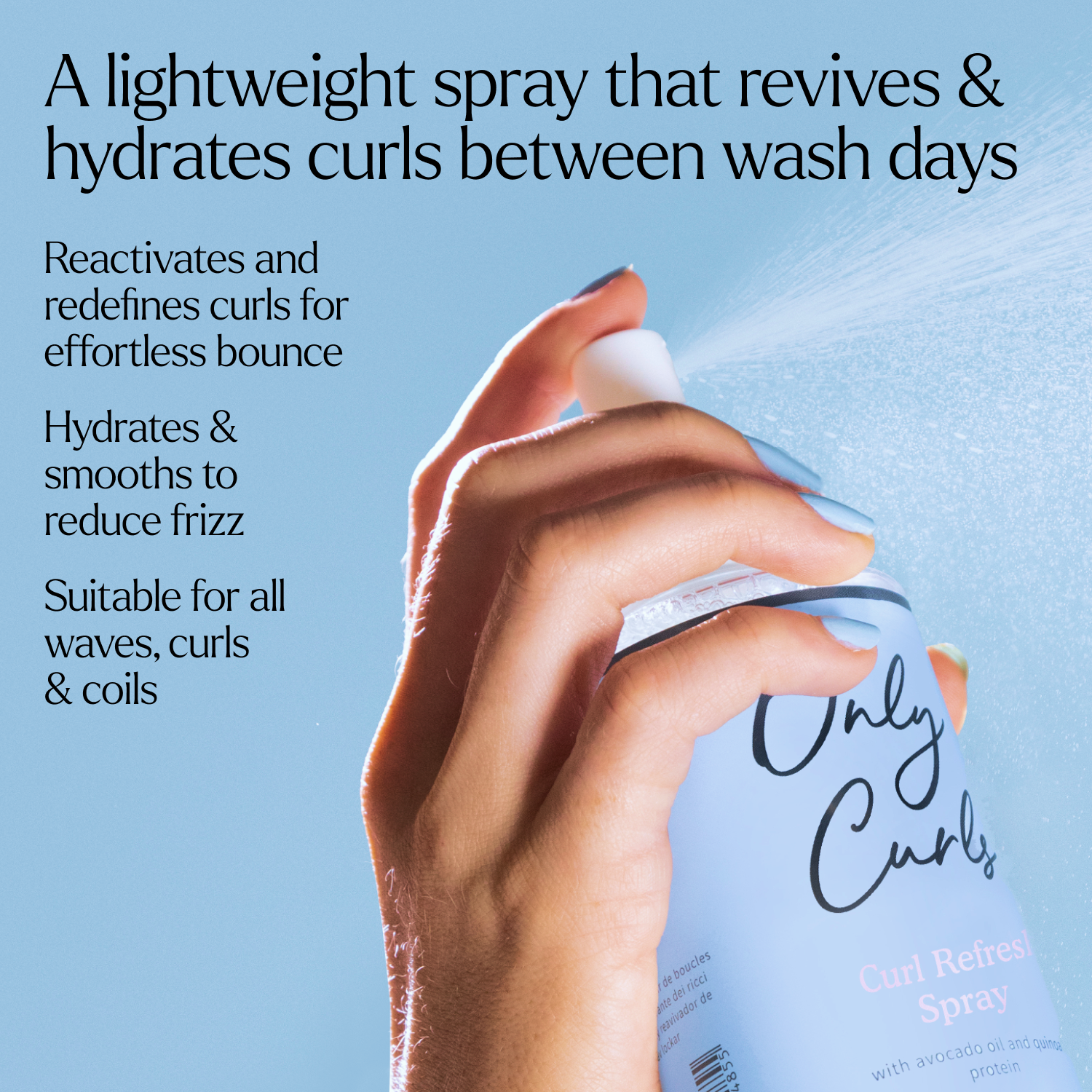 Only Curls Curl Refresh Spray - Only Curls