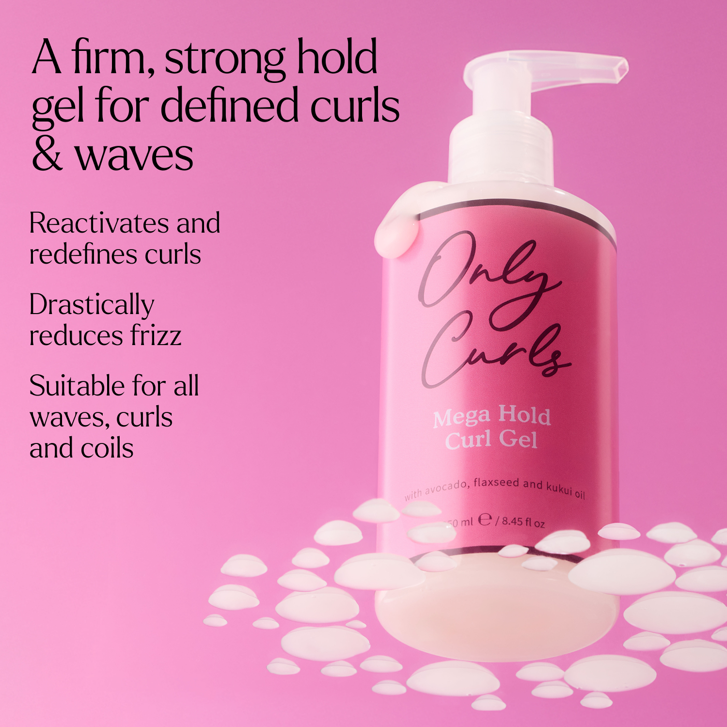 Only Curls Mega Hold Curl Gel - Only Curls