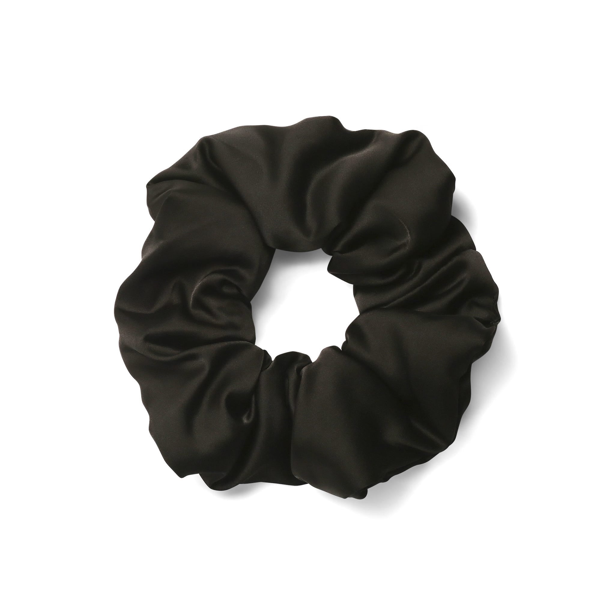 Only Curls Satin Pillow Scrunchies - Black and Bronze Twin Pack - Only Curls