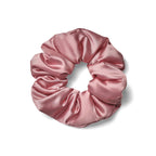 Only Curls Satin Pillow Scrunchies - Slate Grey and Dusty Pink Twin Pack - Only Curls