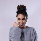 Only Curls Satin Pillow Scrunchies - Black and Bronze Twin Pack - Only Curls