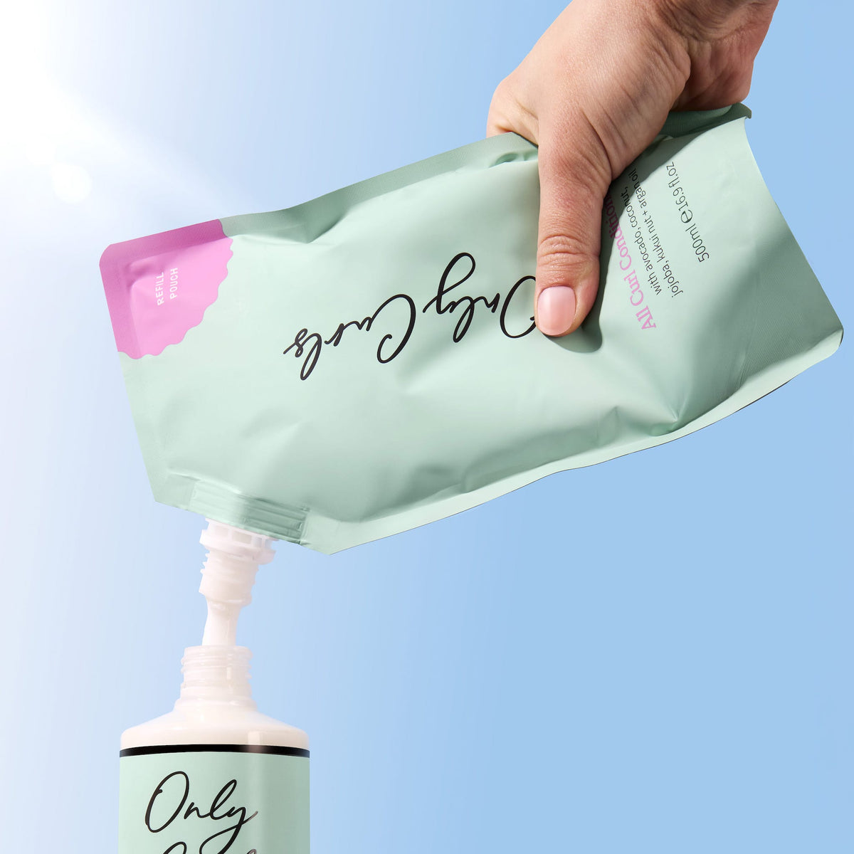 Only Curls All Curl Conditioner 500ml - Refill Pouch