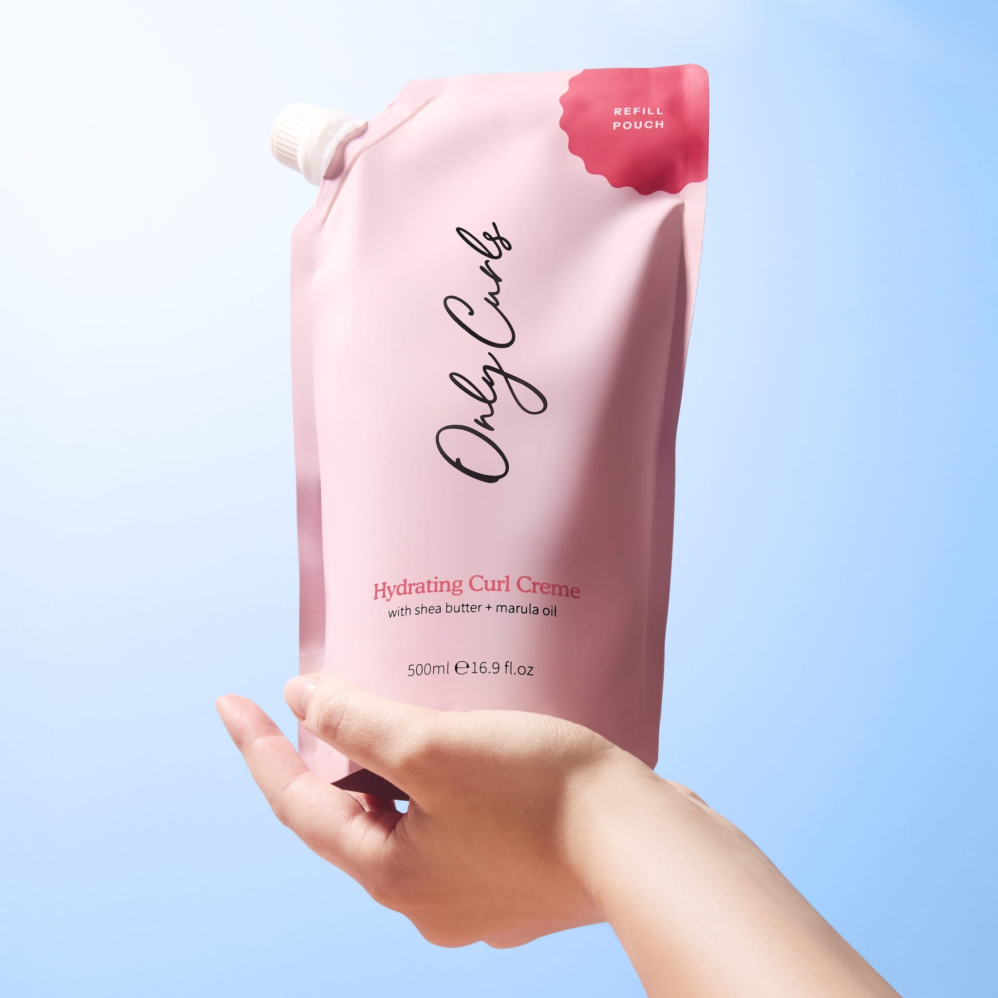 Only Curls Hydrating Curl Creme 500ml - Refill Pouch - Only Curls