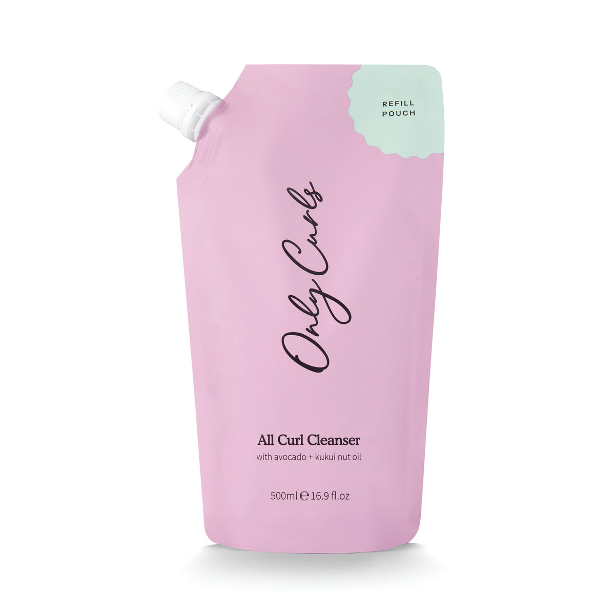 Only Curls All Curl Cleanser 500ml - Refill Pouch