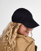 Satin Lined Baseball Hat (full cap) - Black
