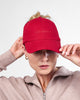 Satin Lined Baseball Hat (open back) - Pomegranate Curl Collective