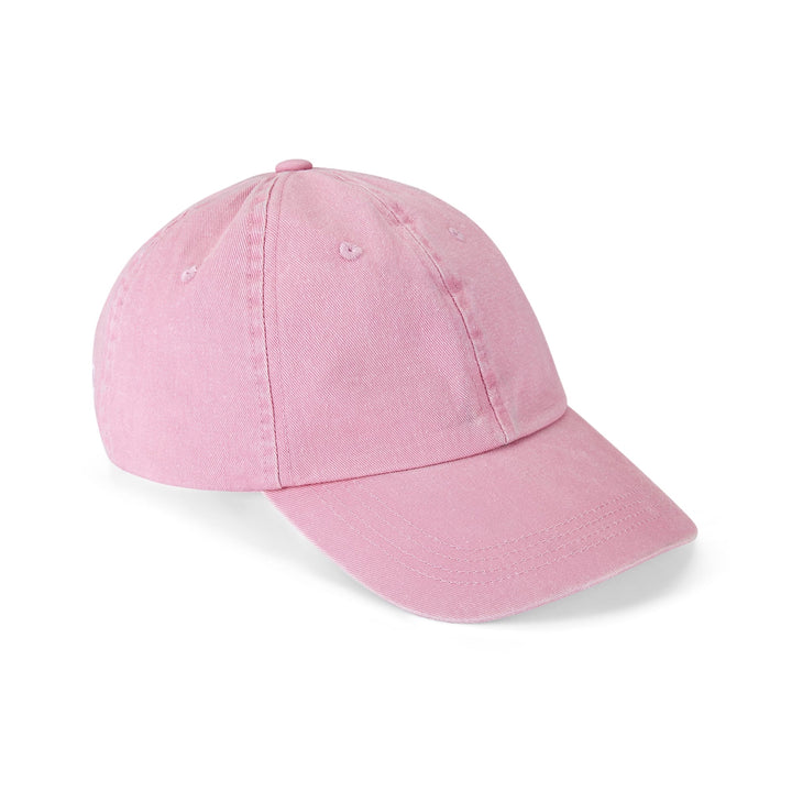 Only Curls Satin Lined Baseball Hat - Washed Pink