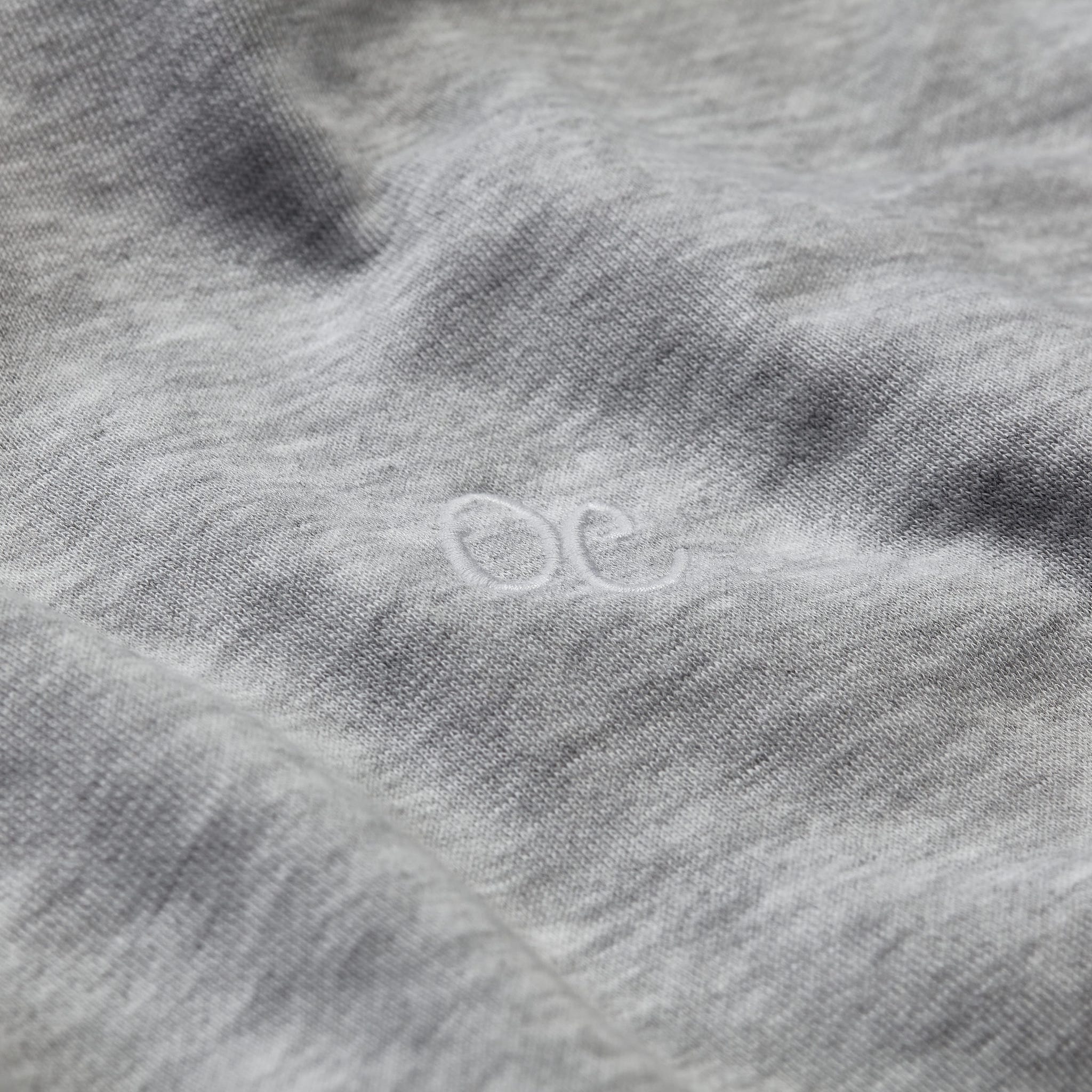 Only Curls Satin Lined Hoodie, Relaxed Fit - Grey Marl - Only Curls