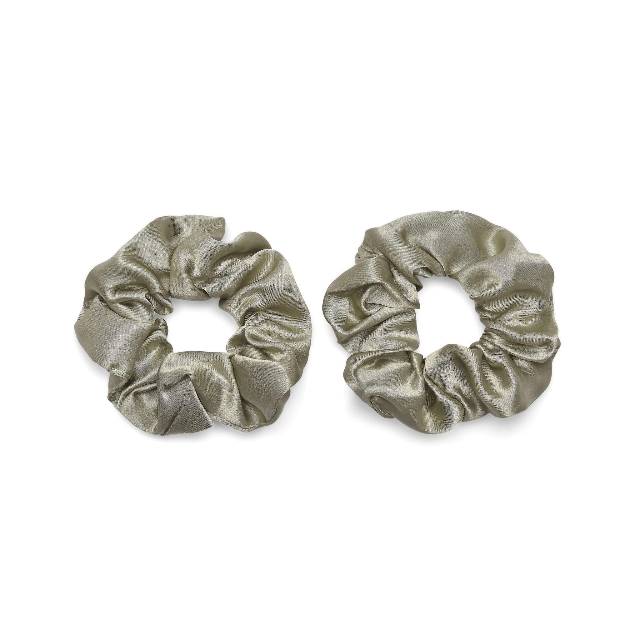 Only Curls Silk Scrunchies - Sage Green - Only Curls