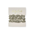 Only Curls Silk Scrunchies (Mini) - Sage - Only Curls