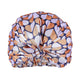 Only Curls Satin Sleep Turban - Navy Hearts