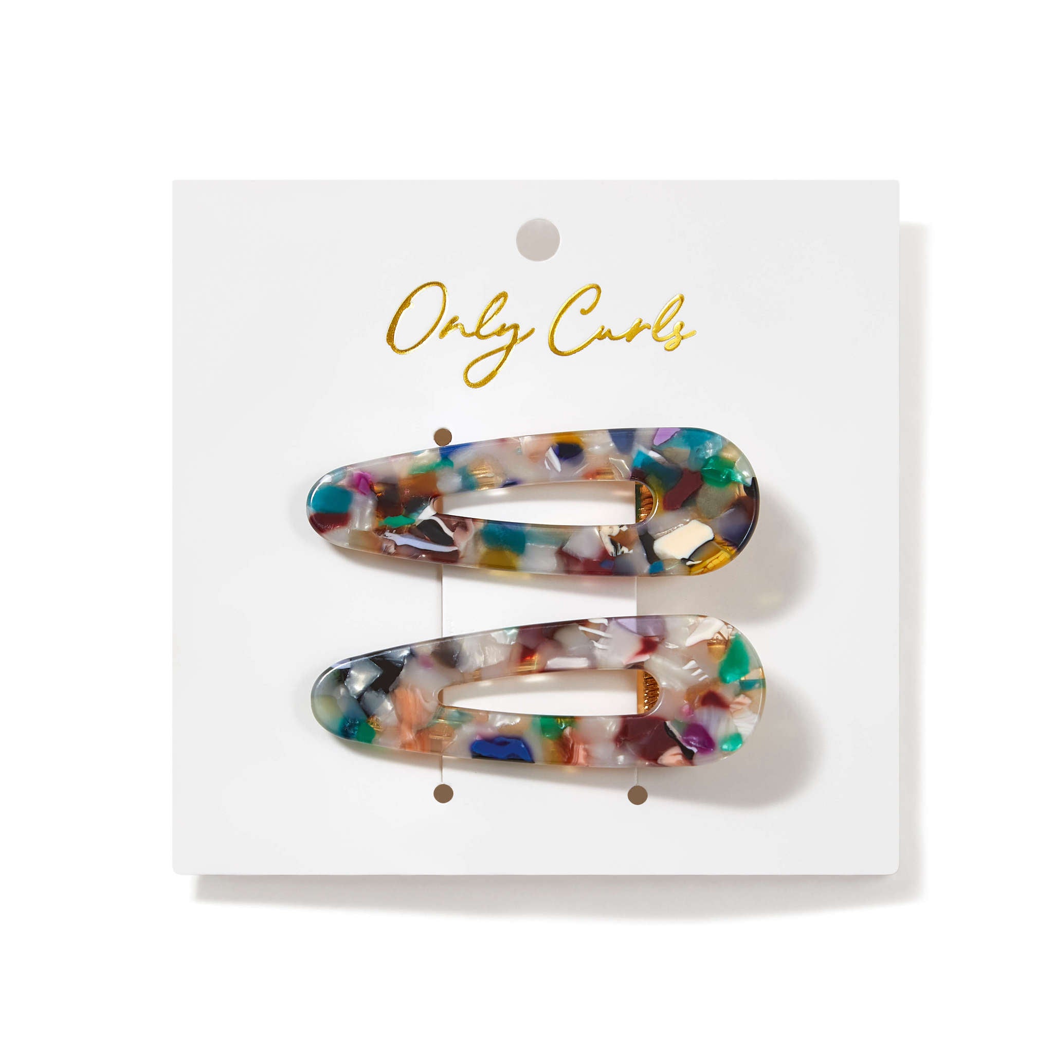 Only Curls Colour Confetti Crocodile Hair Clips - Only Curls