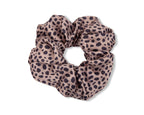 Only Curls Satin Scrunchies - Leopard and Animal Print Twin Pack - Only Curls