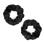 Only Curls Silk Scrunchies Black - Only Curls