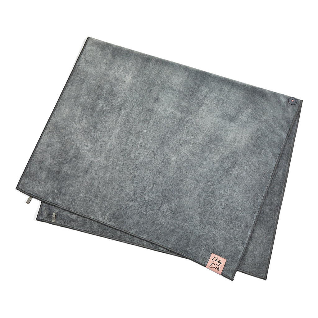 Only Curls Microfibre Hair Towel - Grey - Only Curls