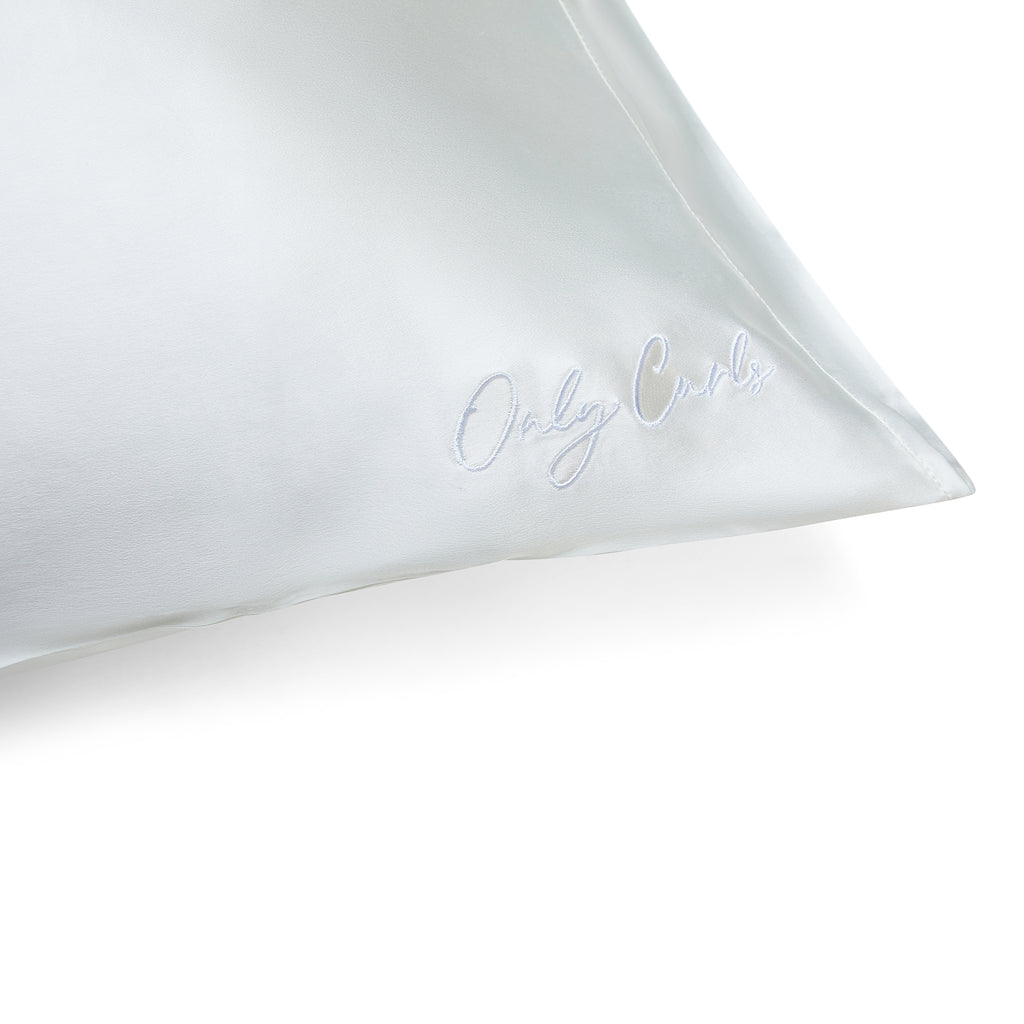 Only Curls Silk Pillowcase - White - Only Curls